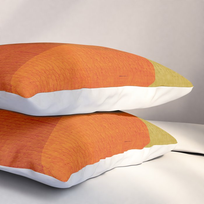 Modern Colorful MidCentury Abstract Pillow Sham Gallery Image 3