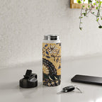 Vintage Indonesian Batik Print With Fan Water Bottle Gallery Image 4