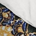 Vintage Indonesian Batik Print With Fan Comforter Gallery Image 4