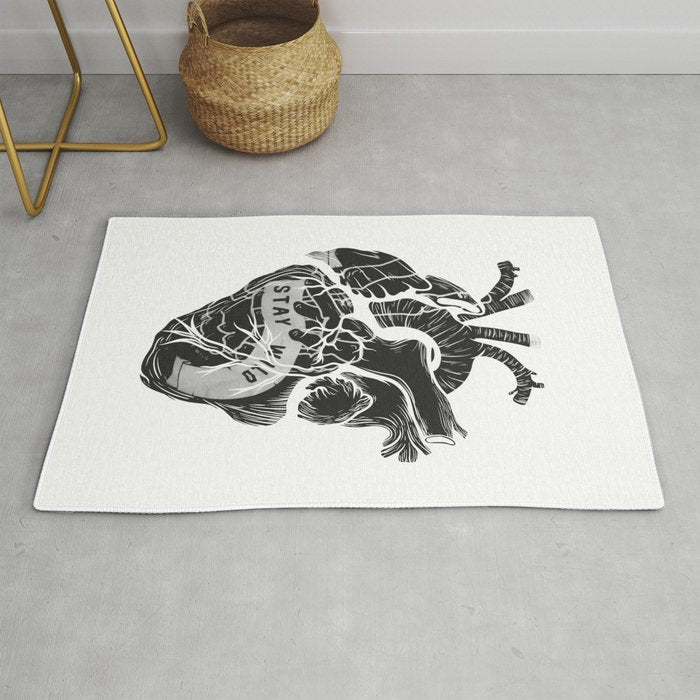 Heart (stay wild) Rug Gallery Image 1