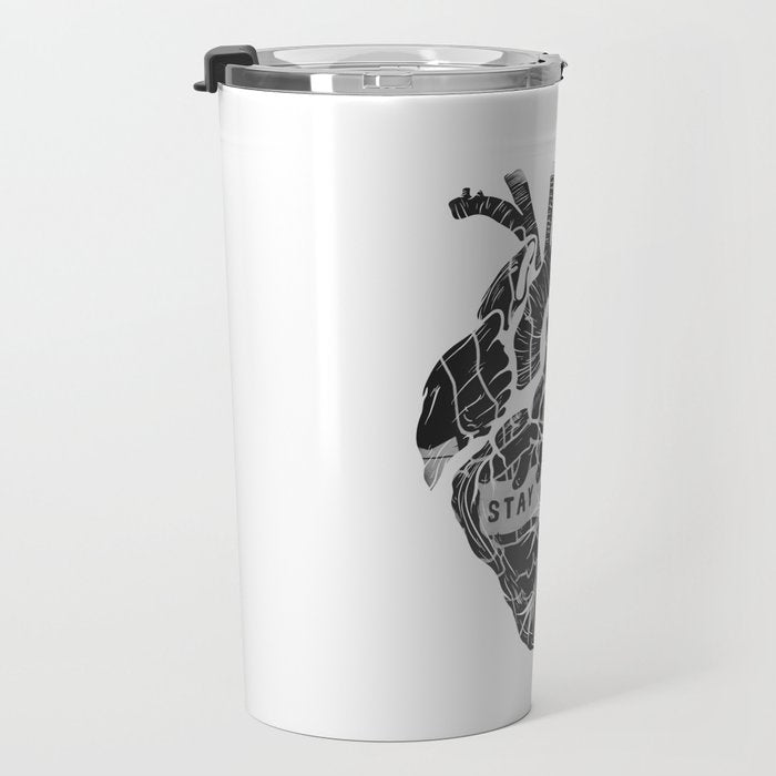 Heart (stay wild) Travel Mug Gallery Image 3