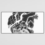 Heart (stay wild) Desk Mat Gallery Image 3