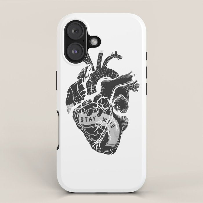 Heart (stay wild) iPhone Case Gallery Image 1