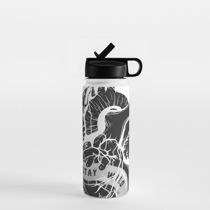 Heart (stay wild) Water Bottle Gallery Image 1