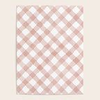 Hand Painted Pink Festive Gingham Theme Poster Gallery Image 4
