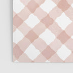 Hand Painted Pink Festive Gingham Theme Poster Gallery Image 3
