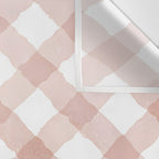 Hand Painted Pink Festive Gingham Theme Wall Tapestry Gallery Image 3