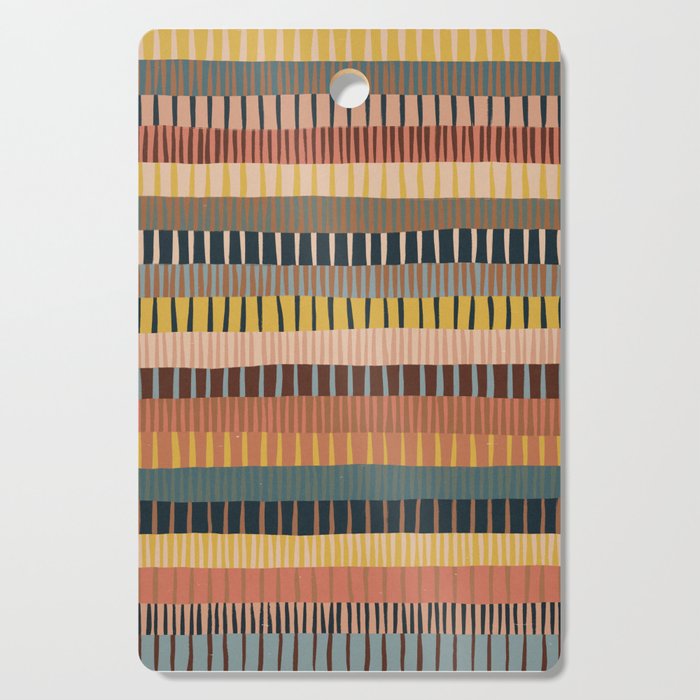 Mix of Stripes #2 Cutting Board Gallery Image 1