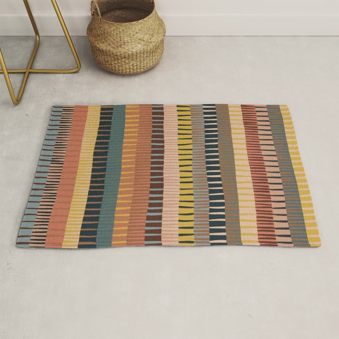 Mix of Stripes #2 Rug Gallery Image 1