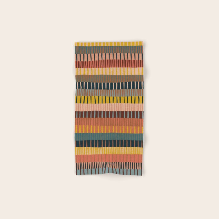 Mix of Stripes #2 Bath Towel Gallery Image 1