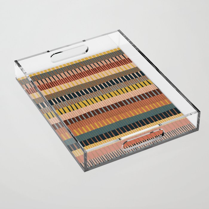Mix of Stripes #2 Acrylic Tray Gallery Image 1