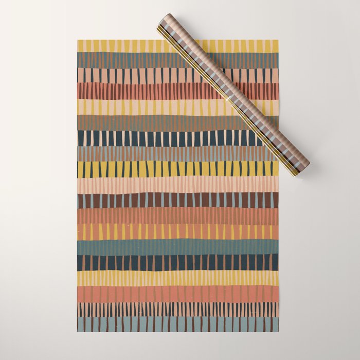 Mix of Stripes #2 Wrapping Paper Gallery Image 1