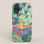 Jungle Leopard Family iPhone Case Gallery Image 1