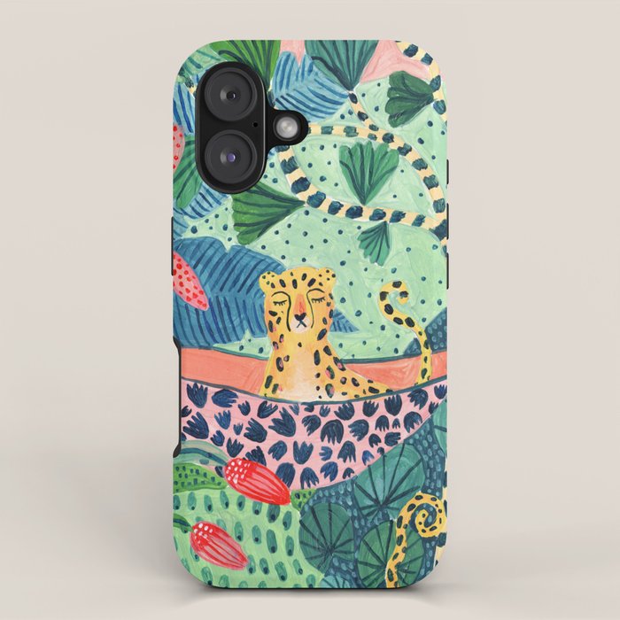 Jungle Leopard Family iPhone Case Gallery Image 1