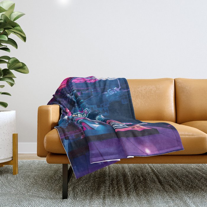 Tokyo 24h Throw Blanket Gallery Image 1
