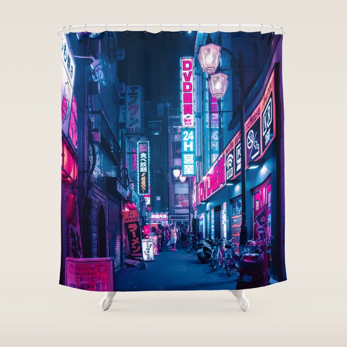 Tokyo 24h Shower Curtain Gallery Image 1