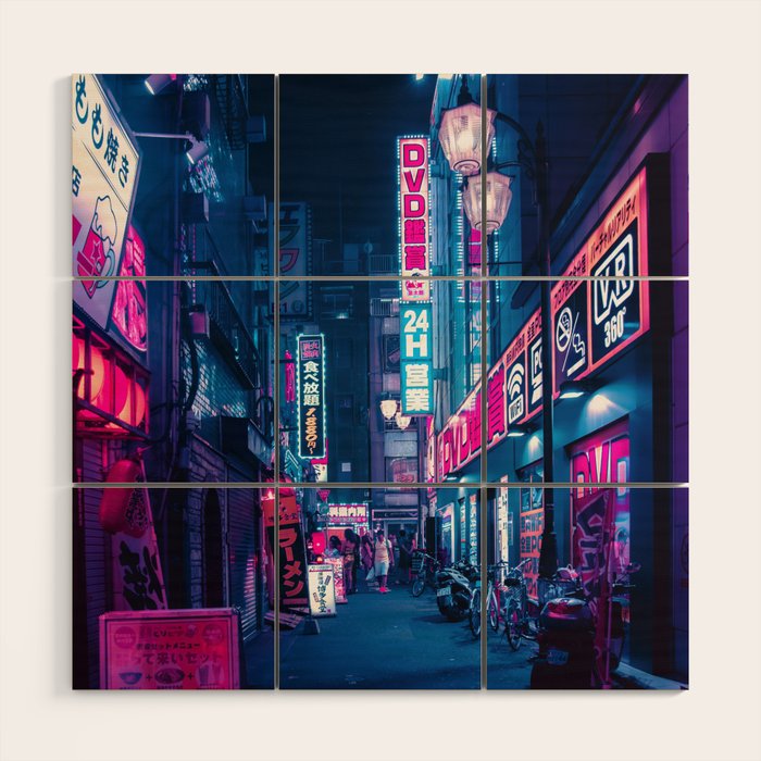 Tokyo 24h Wood Wall Art Gallery Image 1