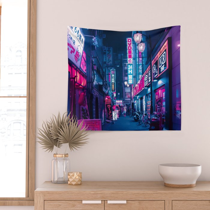 Tokyo 24h Wall Tapestry Gallery Image 2