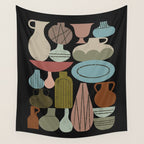 Pottery Things No. 1 Wall Tapestry Gallery Image 4