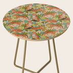 Jungle Tigers In Sand Brown Side Table Gallery Image 2