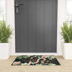 Metallic Floral Snake Welcome Mat Gallery Image 3