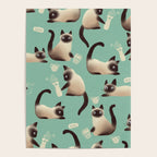 Bad Siamese Cats Knocking Stuff Over Poster Gallery Image 4