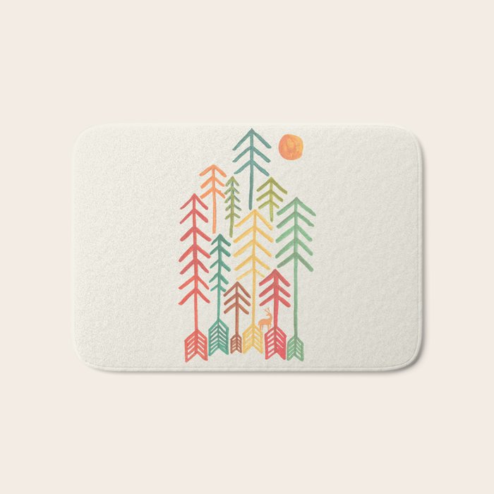 Arrow forest Bath Mat Gallery Image 1