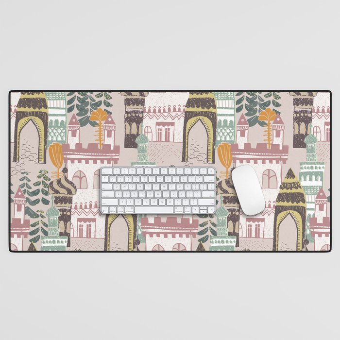 Block print Home Desk Mat Gallery Image 1