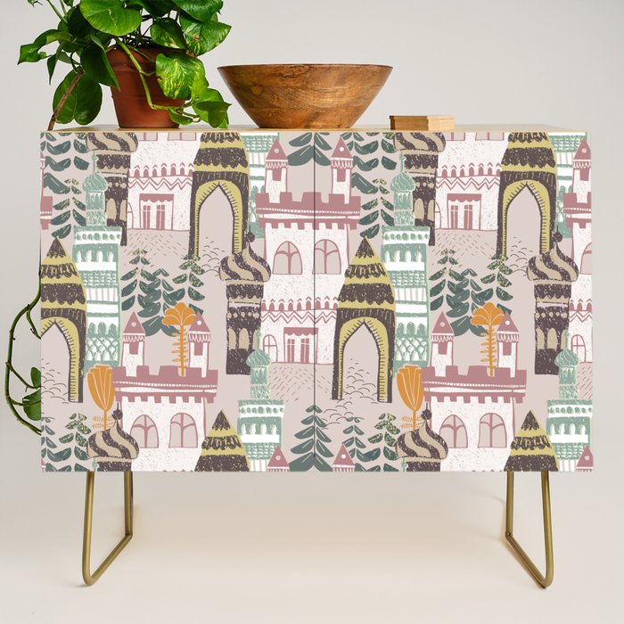 Block print Home Credenza Gallery Image 1