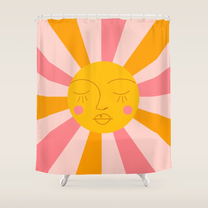 Sun-Kissed Dreams Shower Curtain Gallery Image 1