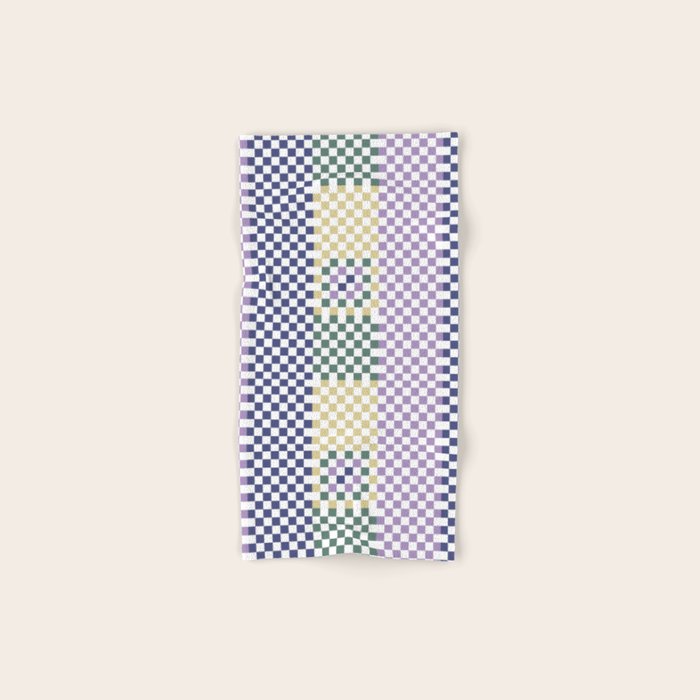 Bold colors block grid A Bath Towel Gallery Image 1
