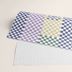 Bold colors block grid A Wrapping Paper Gallery Image 2