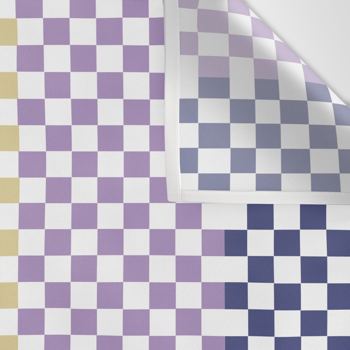 Bold colors block grid A Wall Tapestry Gallery Image 3