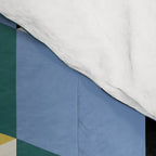 Cuboid Geometric Abstract Shapes Pattern XXXV Comforter Gallery Image 4