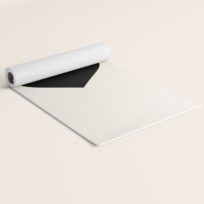 Black Heart Yoga Mat Gallery Image 2