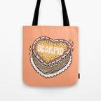 Scorpio Heart Cake Tote Bag Gallery Image 1