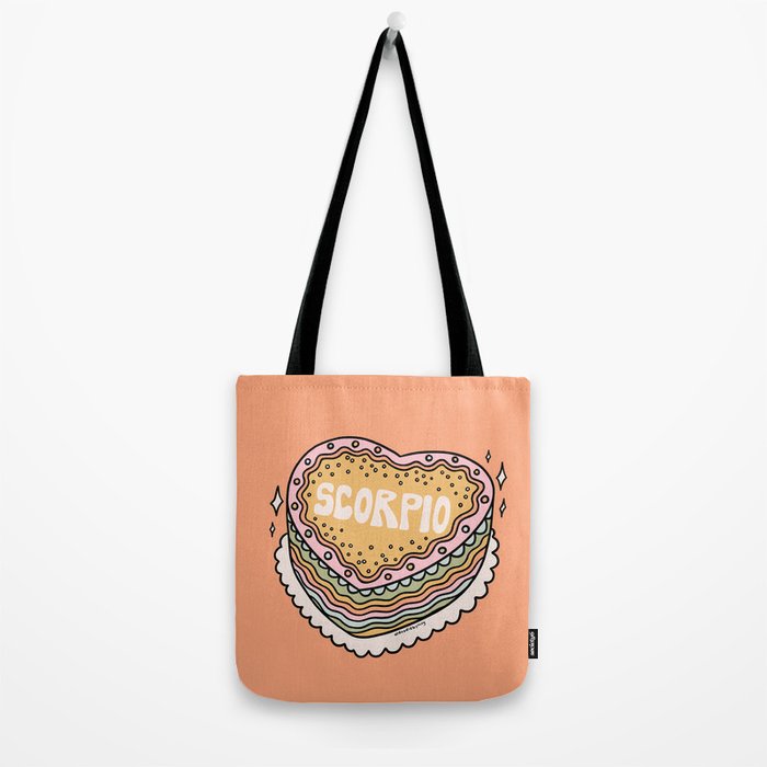 Scorpio Heart Cake Tote Bag Gallery Image 2