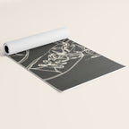Retro Sneakers Drawing 4 Yoga Mat Gallery Image 2