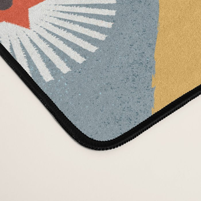 Festive Old-fashioned Christmas Tree Baubles Desk Mat Gallery Image 4