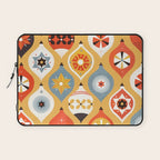 Festive Old-fashioned Christmas Tree Baubles Laptop Sleeve Gallery Image 1