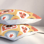 Festive Old-fashioned Christmas Tree Baubles Pillow Sham Gallery Image 3