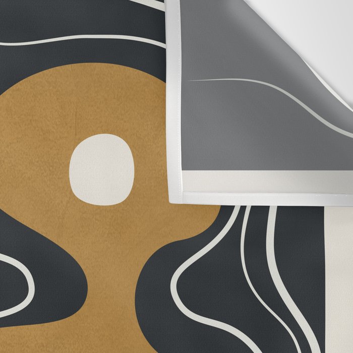 Minimal Abstract Form 2 Wall Tapestry Gallery Image 3