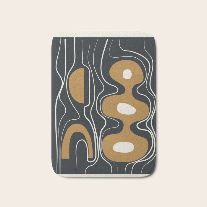 Minimal Abstract Form 2 Bath Mat Gallery Image 1