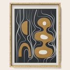 Minimal Abstract Form 2 Serving Tray Gallery Image 1