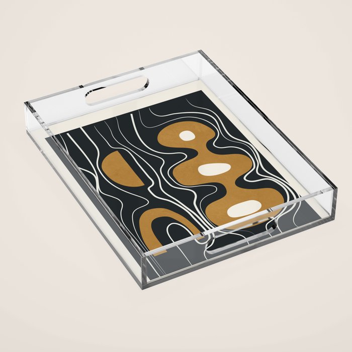 Minimal Abstract Form 2 Acrylic Tray Gallery Image 1