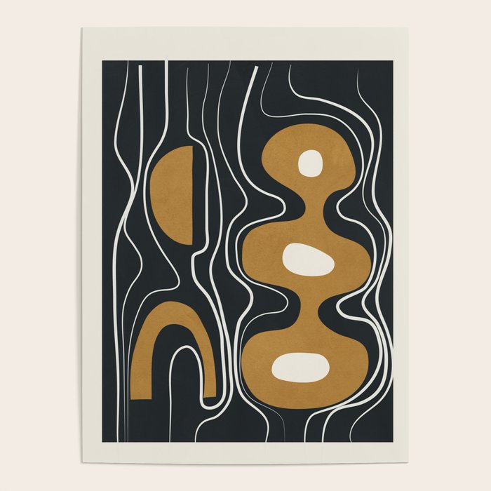 Minimal Abstract Form 2 Poster Gallery Image 4