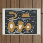 Minimal Abstract Form 2 Outdoor Rug Gallery Image 1