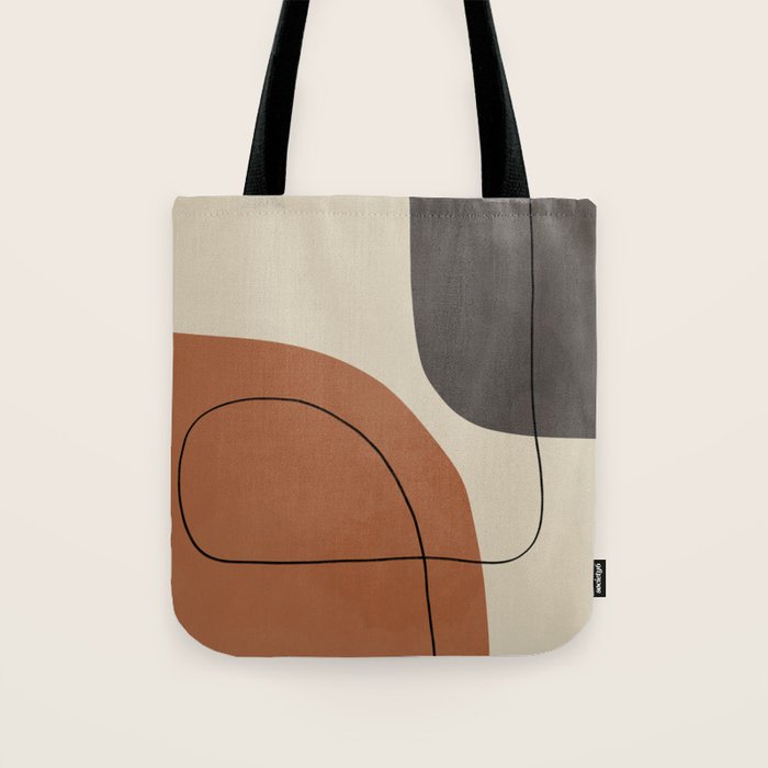 Modern Abstract Shapes #1 Tote Bag Gallery Image 1