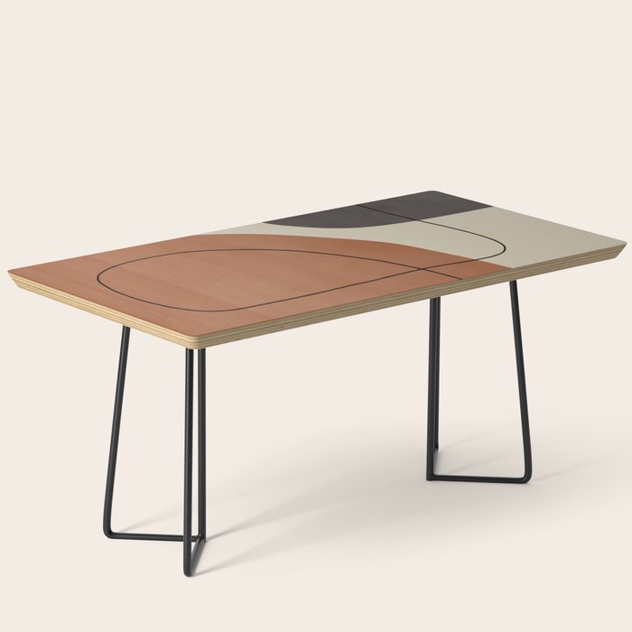 Modern Abstract Shapes #1 Coffee Table Gallery Image 1