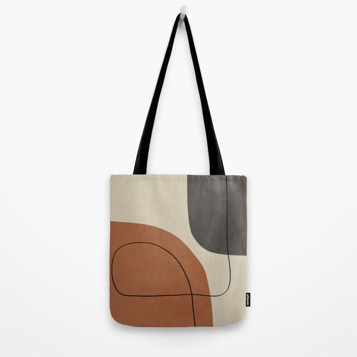 Modern Abstract Shapes #1 Tote Bag Gallery Image 2